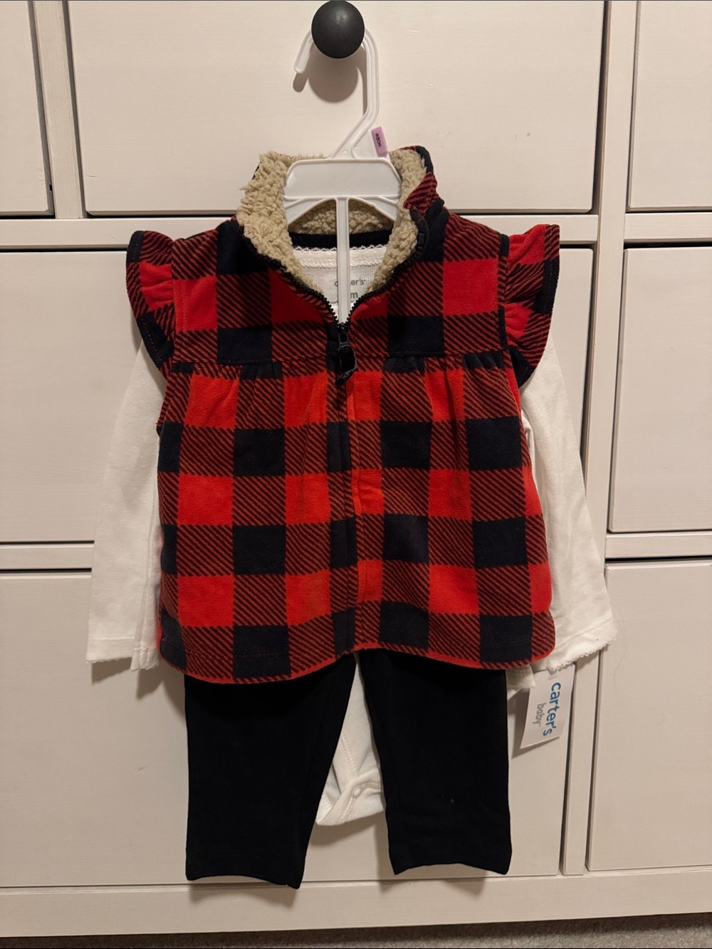 Carter’s Sherpa Lined- Vest Outfit